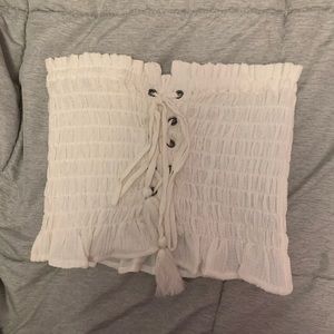 white tube top
